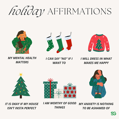 holiday affirmations